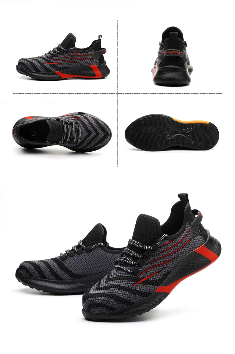 أحذية عمل خفيفة الوزن غير قابلة للتدمير للرجال