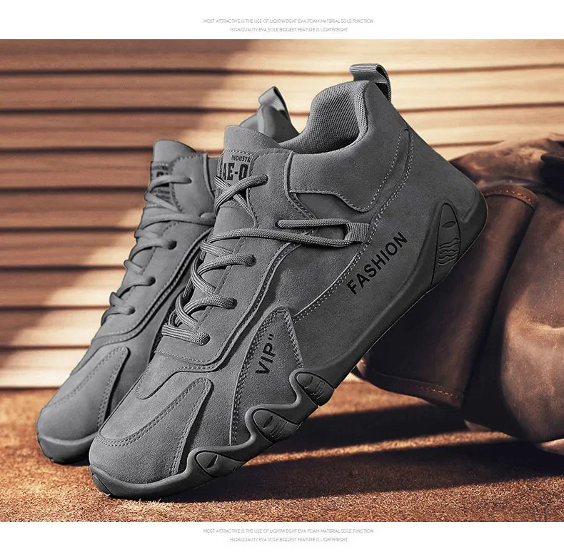 أحذية الكاحل غير القابلة للانزلاق للرجال