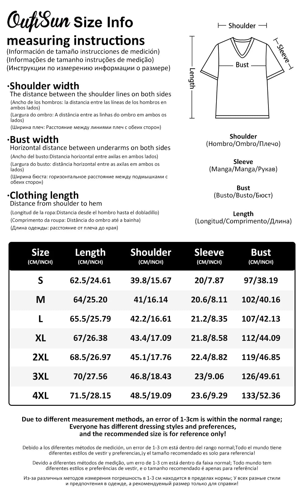 Women 3D Print V-Neck Tee