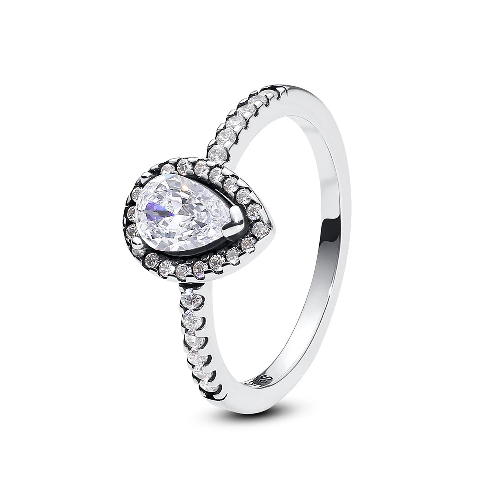 925 Sterling Silver Engagement Ring