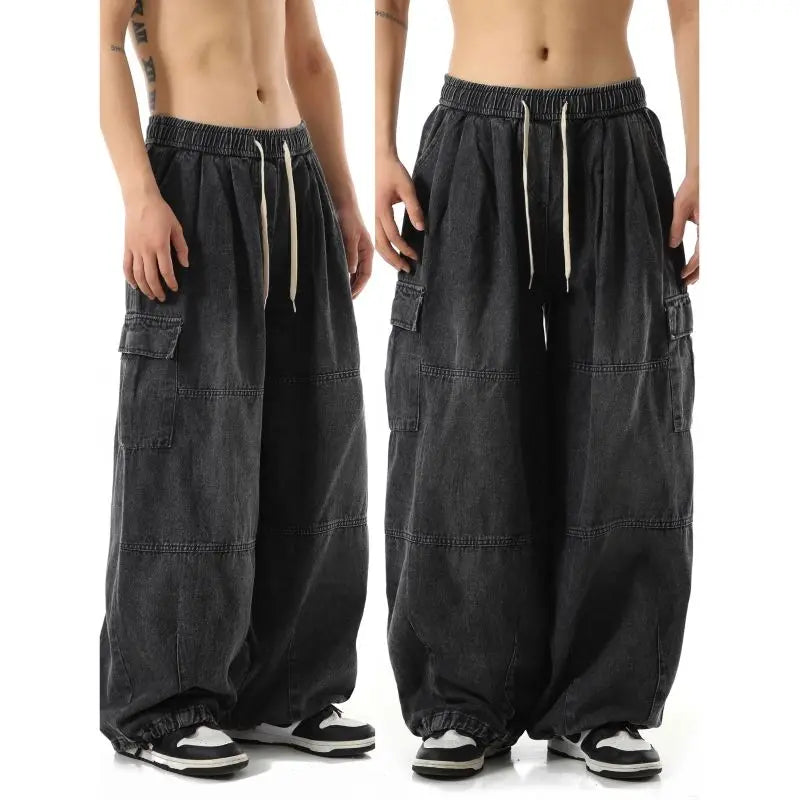 Men Y2K Baggy Cargo Jeans