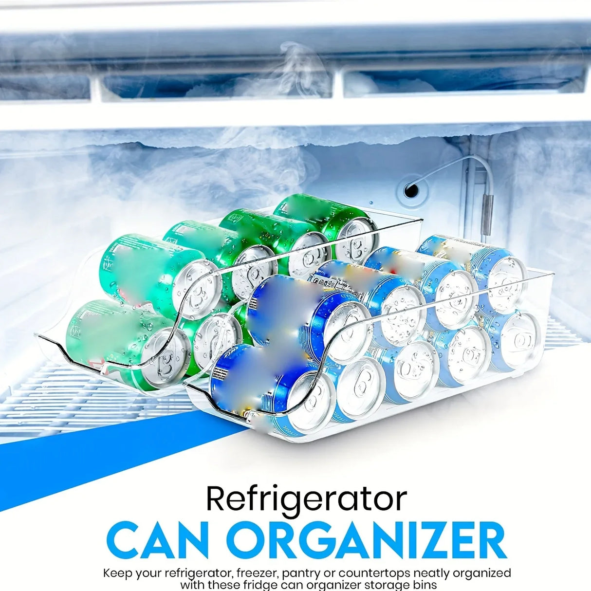 Refrigerator Can Storage Organizer