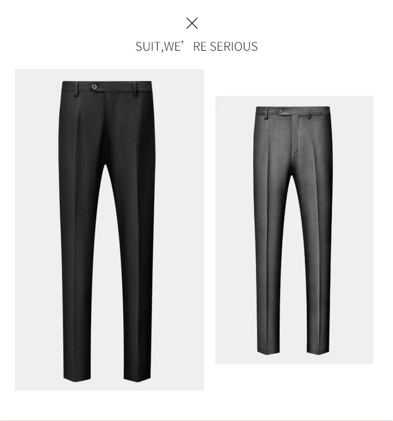 Men's Plus Size Suit – Business 3-Piece Outfit