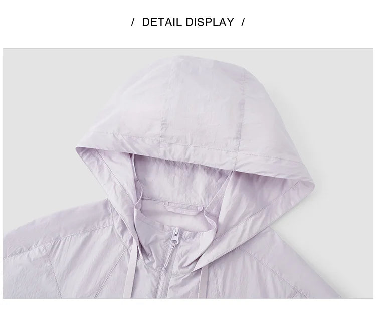 Women's Sun Protection Waterproof Summer Jacket