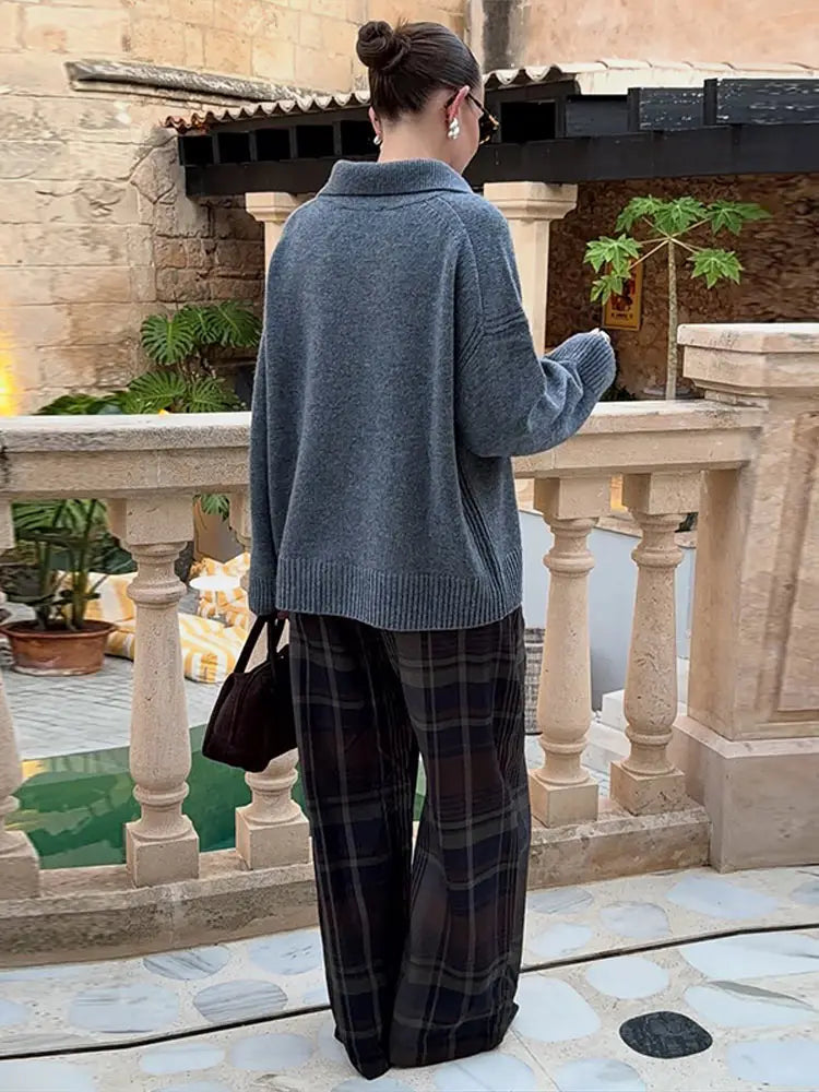 Women's Plaid 2 Piece Set