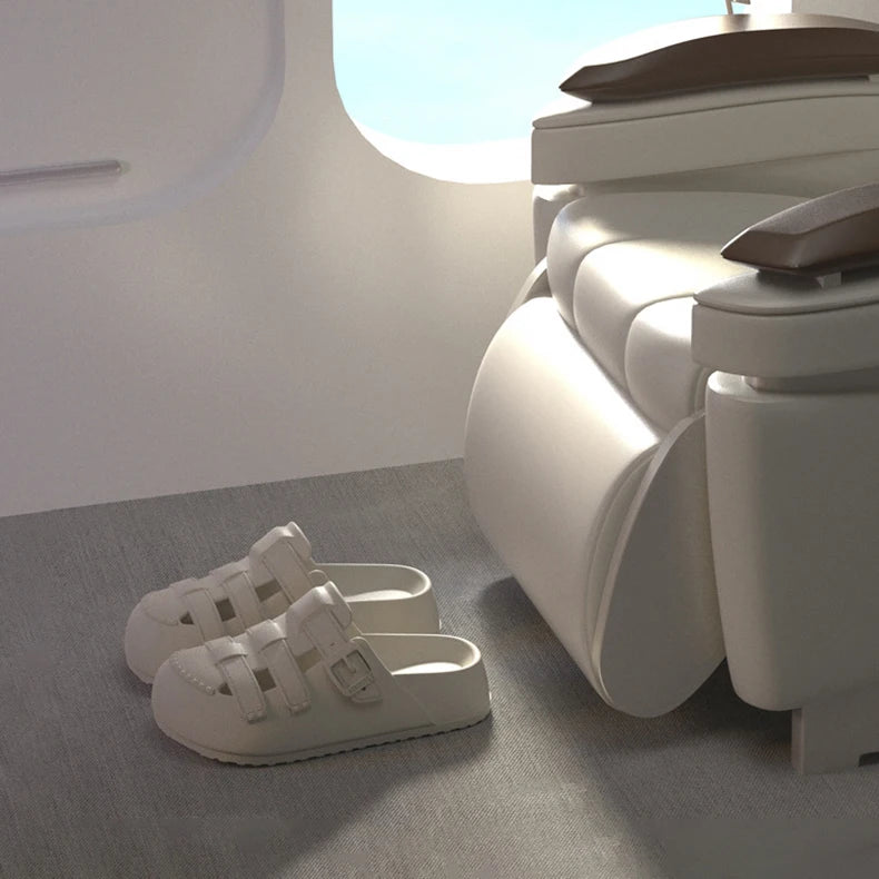 صنادل نسائية بكعب مسطح كاجوال