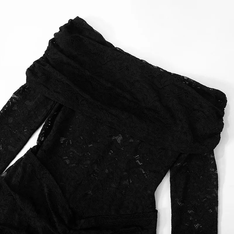 LaceReign™ – جمبسوت شفاف للحفلات (مثير، شفاف وأنيق)