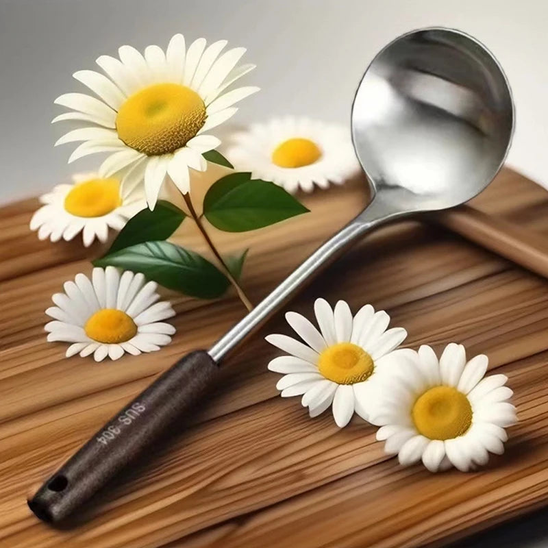 Wok Spatula & Ladle Cooking Tool Set