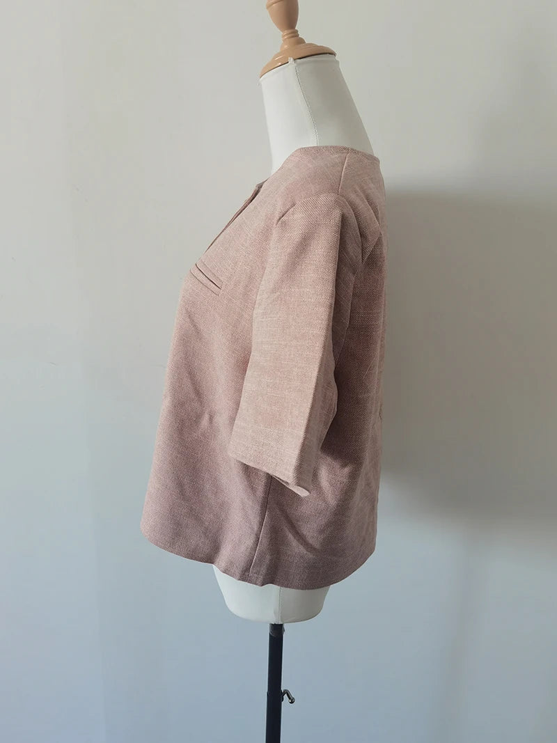 Korean Short Sleeve Summer Occasion Jacket