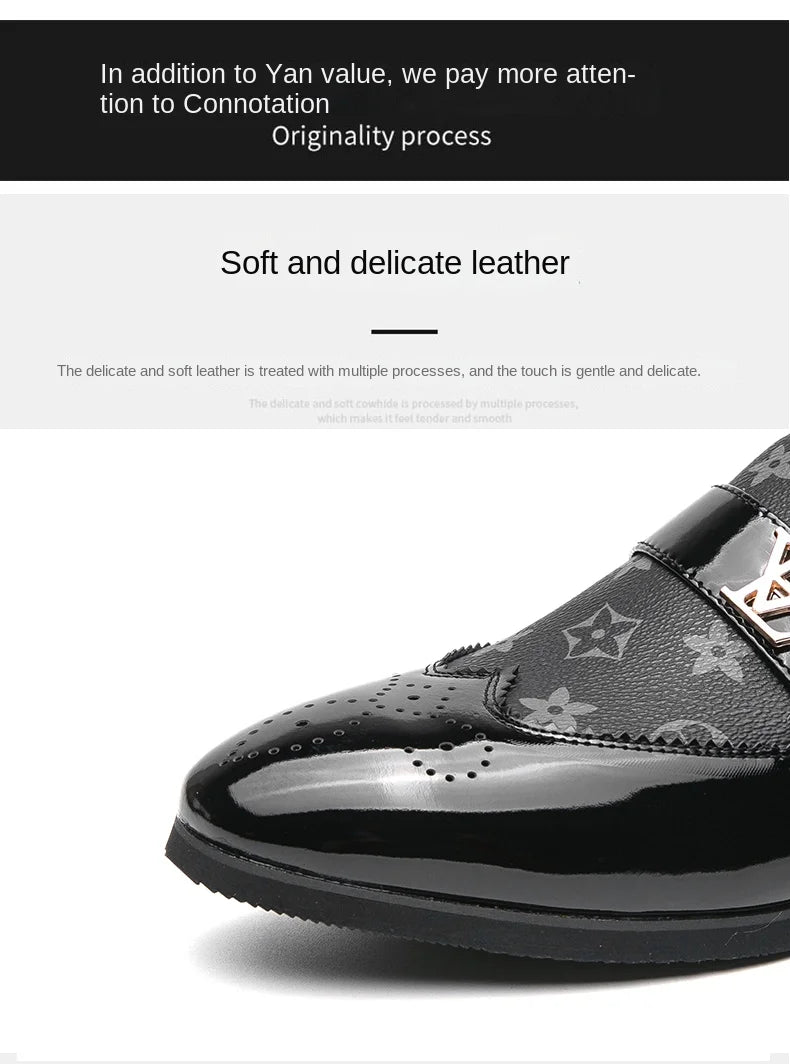 Men British Style Leather Shoes