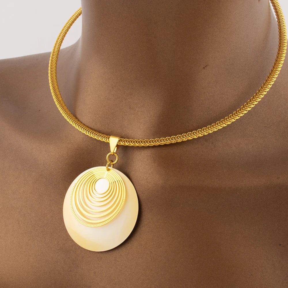 Dubai Nigerian Gold Jewelry Set