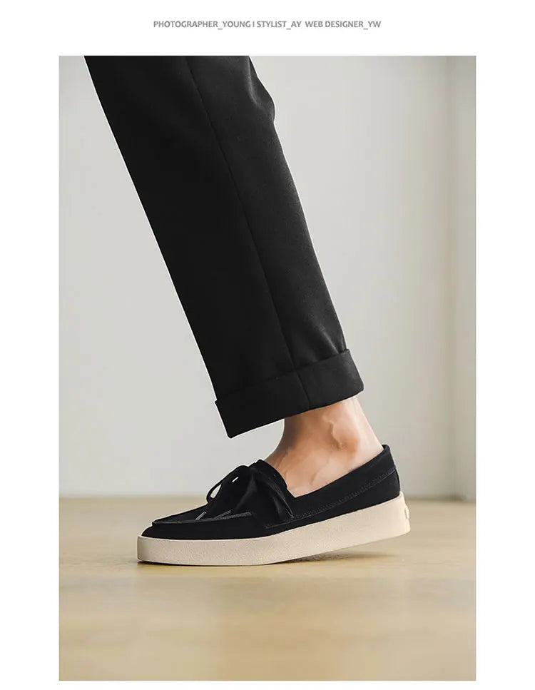 Men Suede Lightweight Driving Loafers