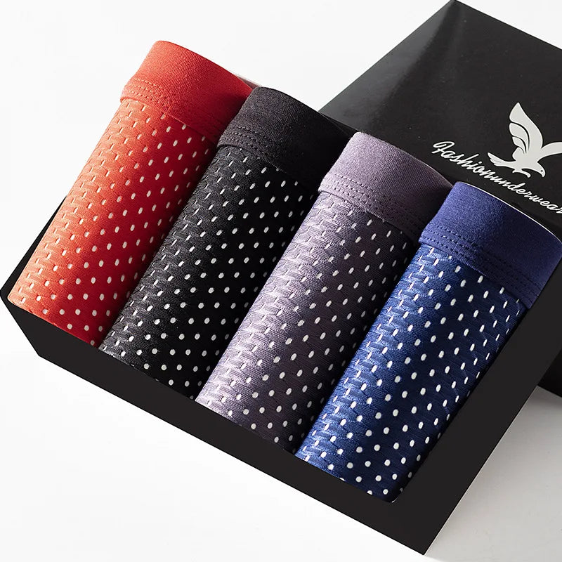 ملابس داخلية شبكية من الحرير الجليدي للرجال بمقاسات كبيرة