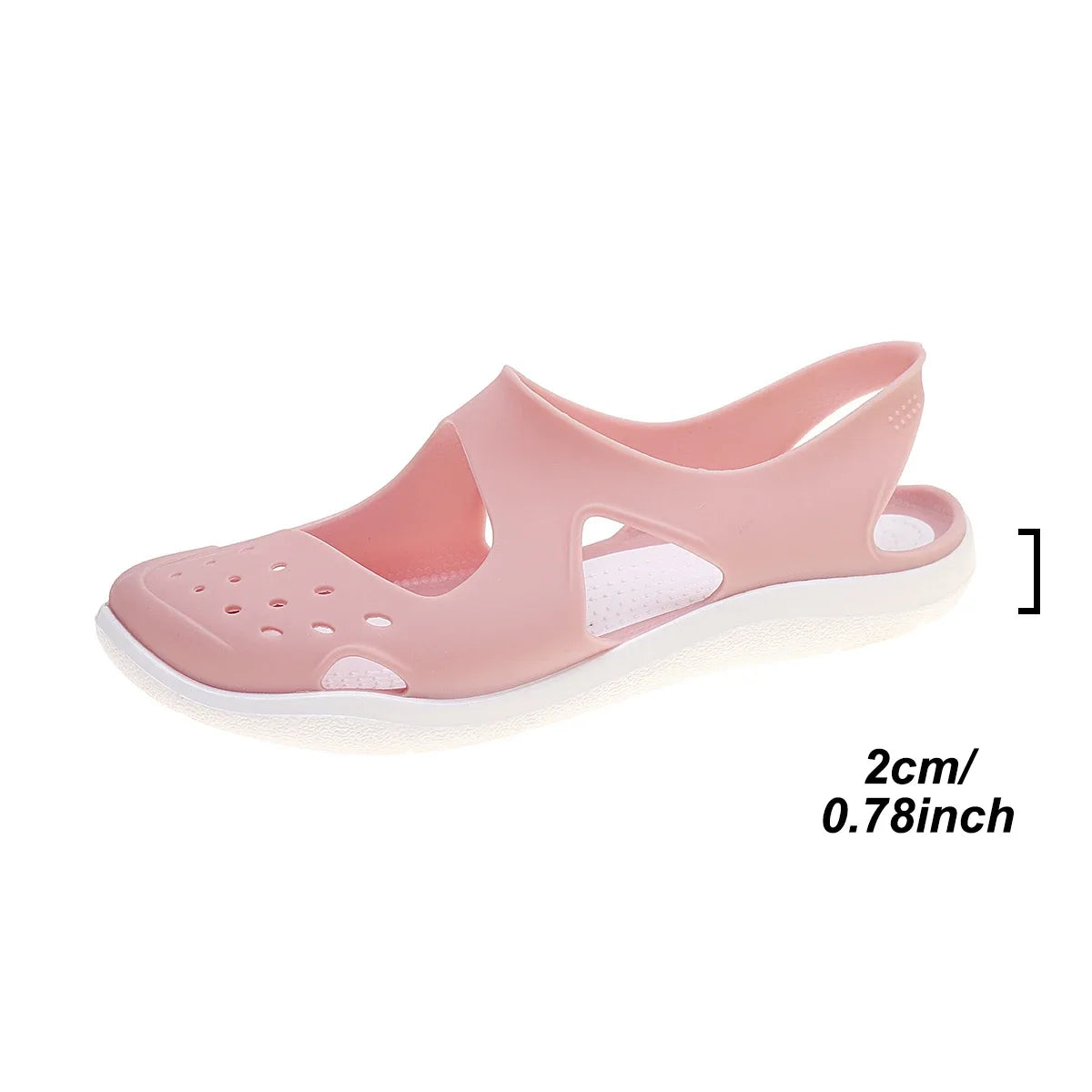 Women Plastic Flat Sandals Casual Espadrilles