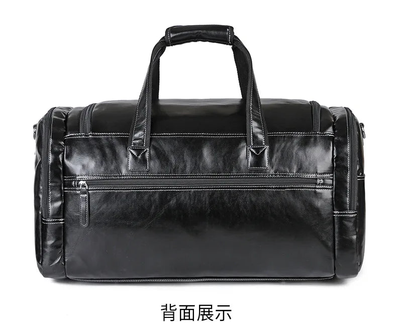 Premium Leather Travel Bag