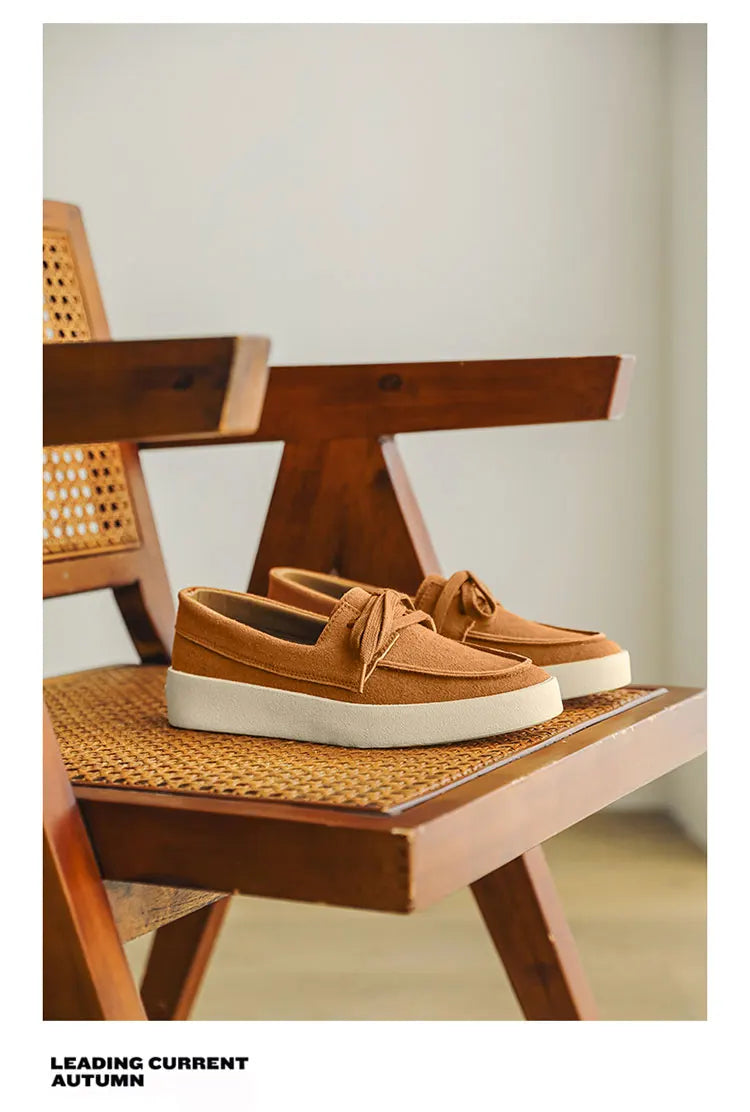 Men Suede Lightweight Driving Loafers