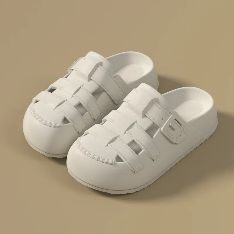 صنادل نسائية بكعب مسطح كاجوال