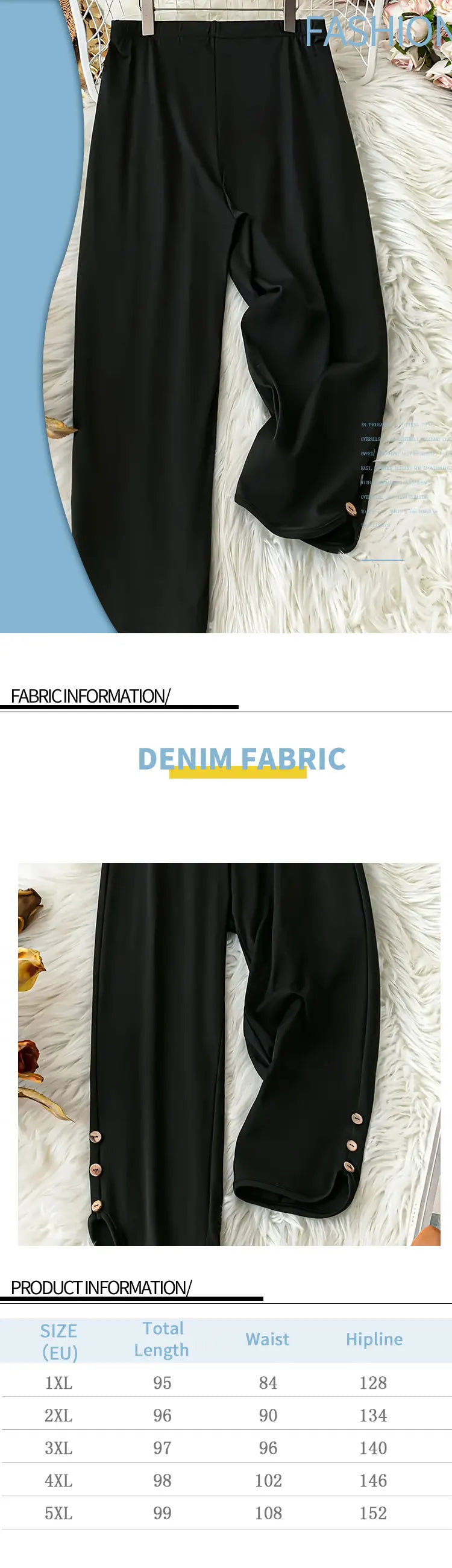 Women’s Black Straight-Leg Pants