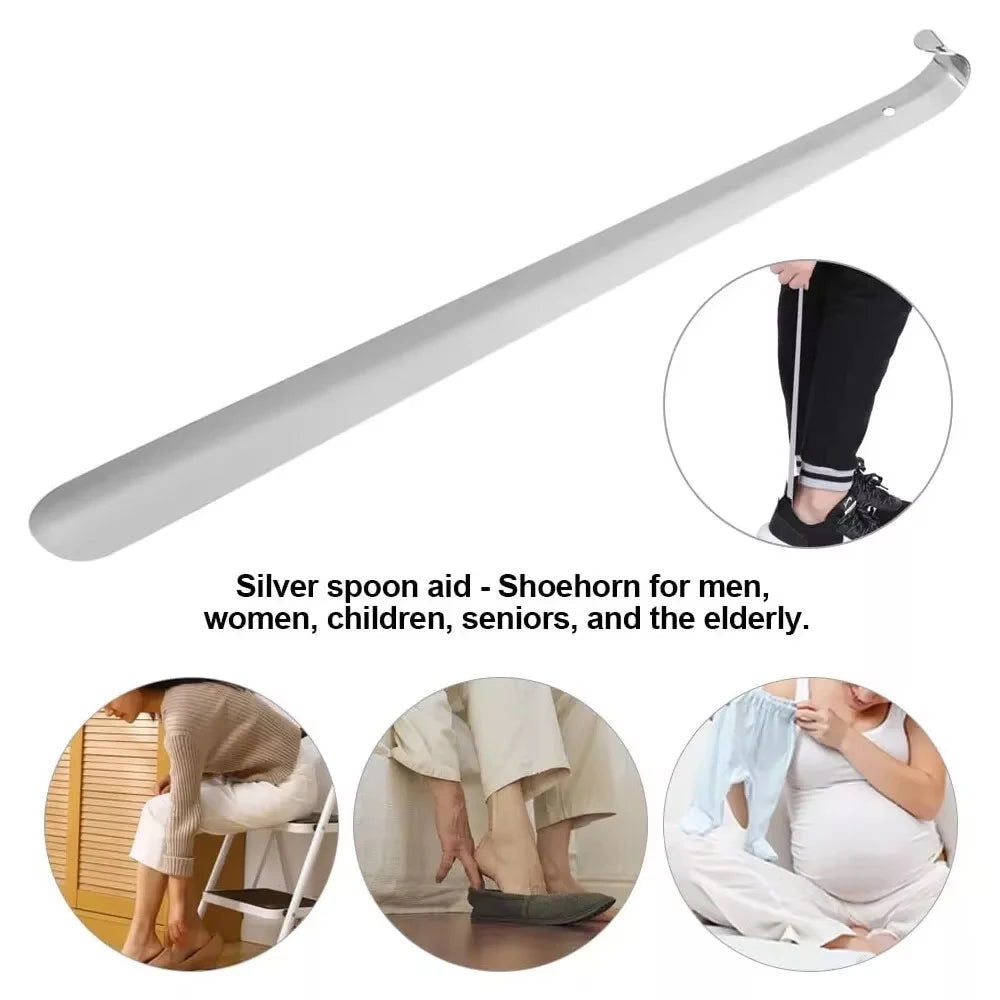 Women Stainless Steel Long Shoehorn