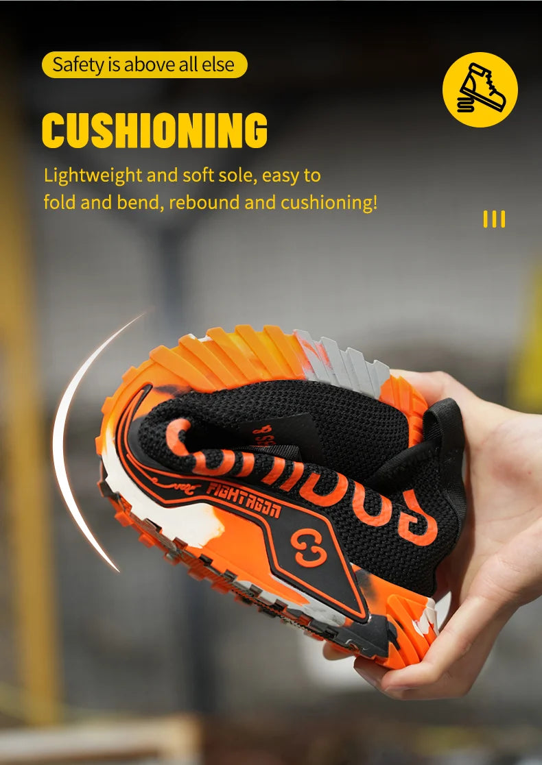 أحذية أمان نسائية بنعل ناعم وواقية