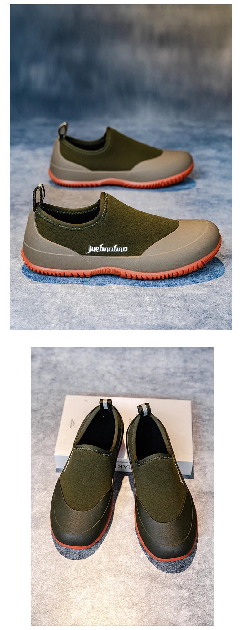 أحذية مطر خفيفة الوزن للرجال