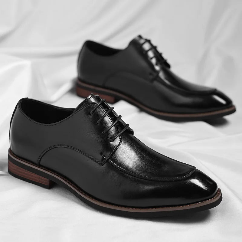 Men Large Size Leather Dress Shoes