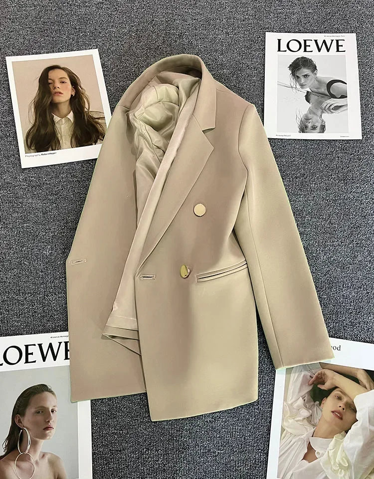 SilhouetteFit™ – Slim Blazer (Korean Fashion, Office-Ready Slimming Design)