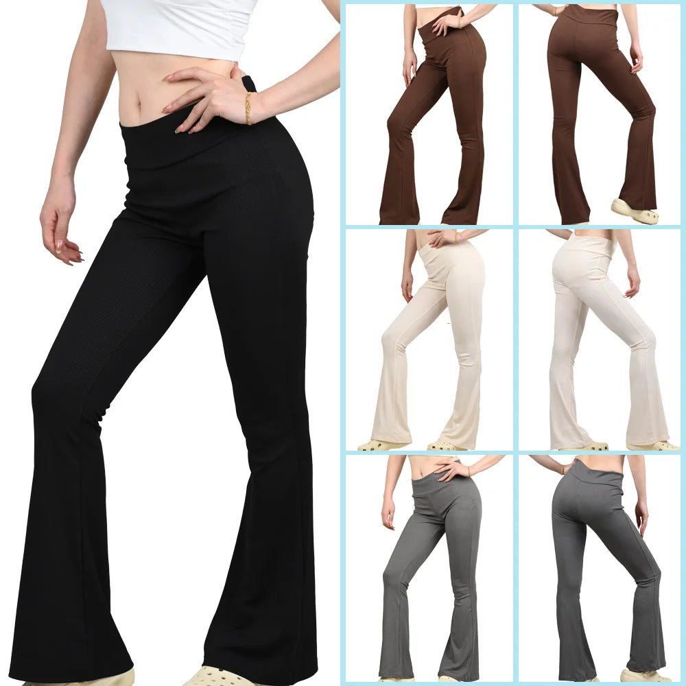 Women Office Flared Trousers