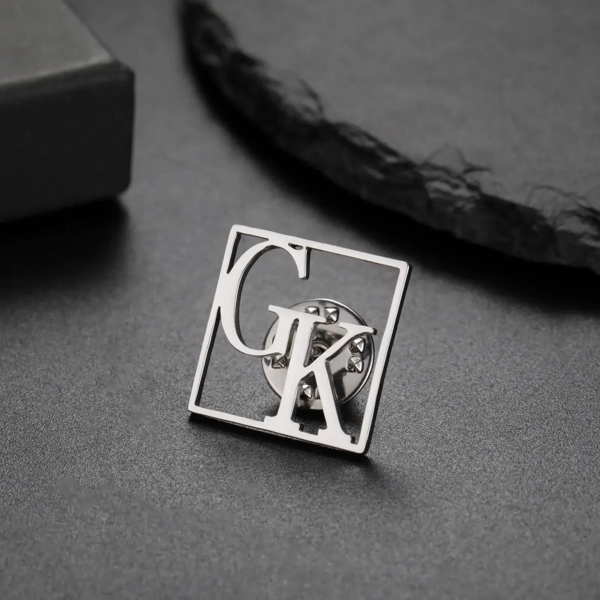 Skyrim Custom Initials Brooch Stainless