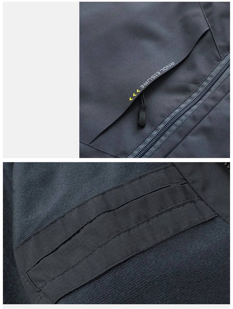 سترة واقية من الرياح للسفر للرجال بمقاسات كبيرة