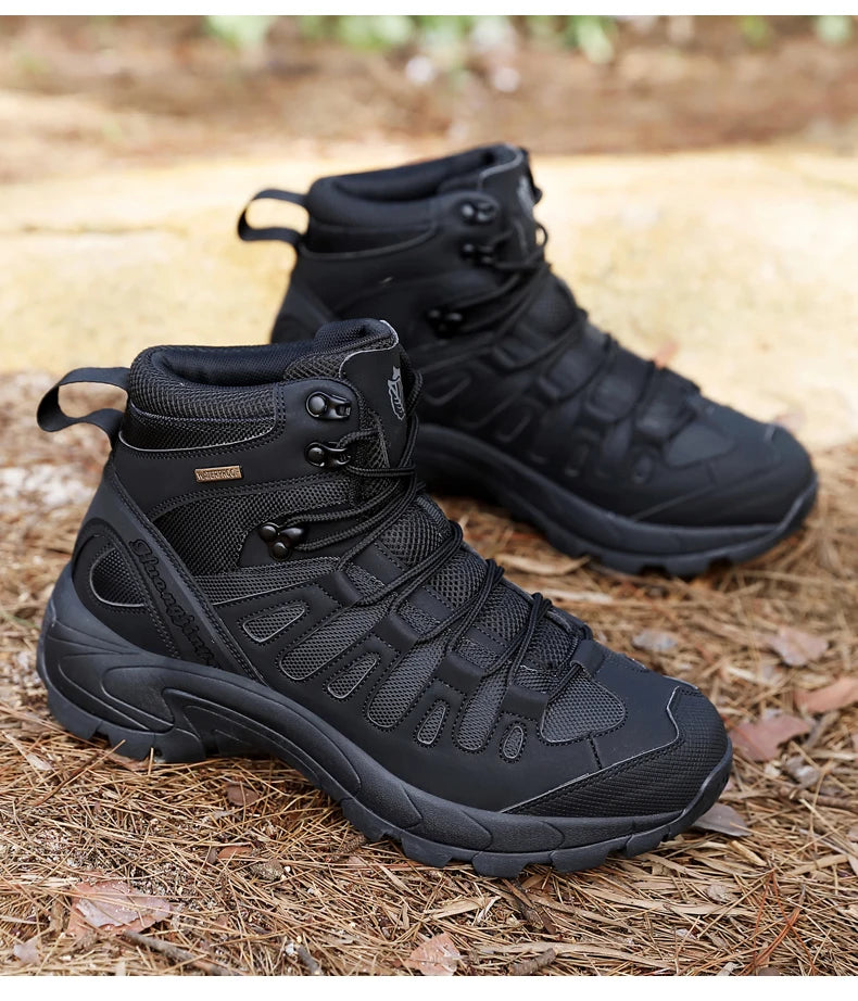Men’s Platform Outdoor Waterproof Ankle Boots