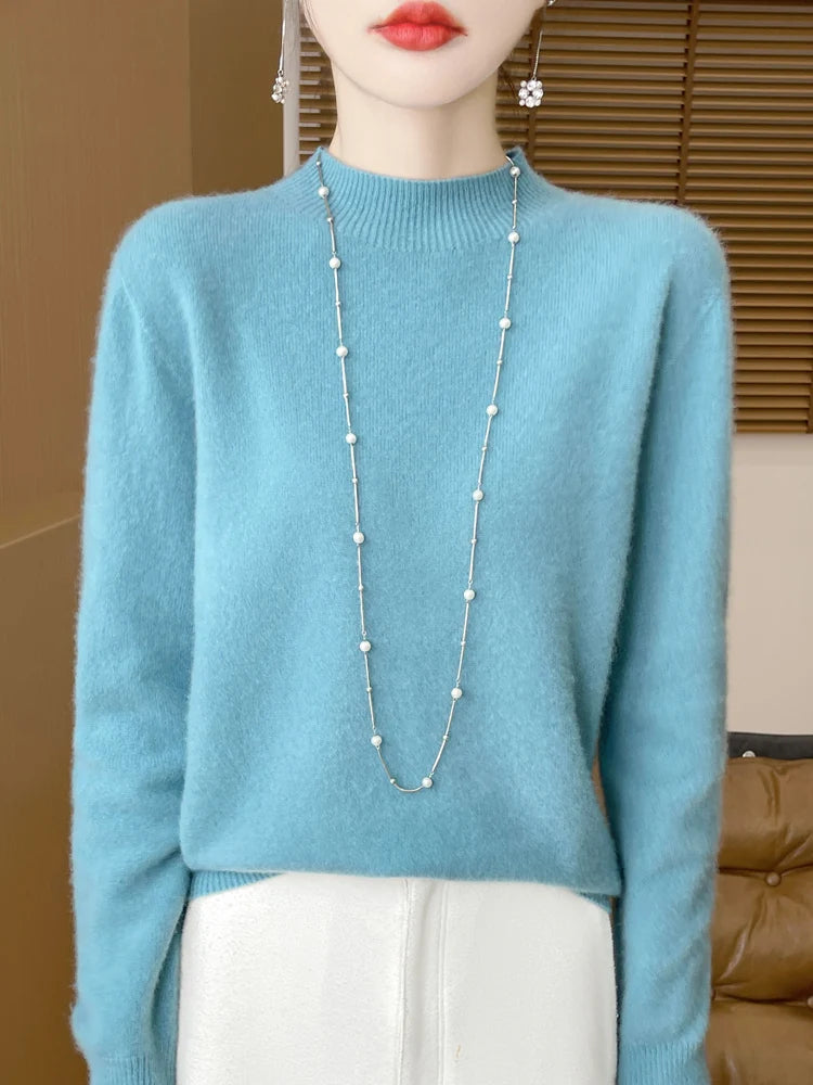 Women's Merino Wool Knit Pullover