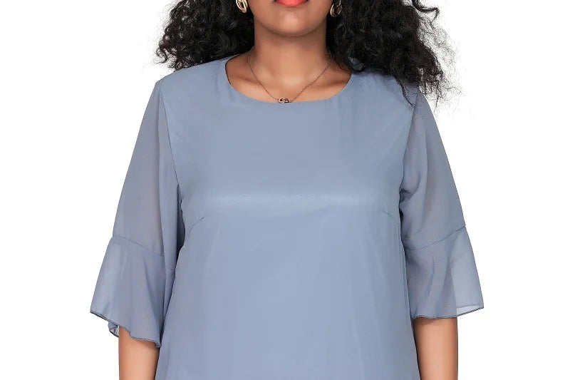 فستان شيفون متعدد الطبقات للنساء