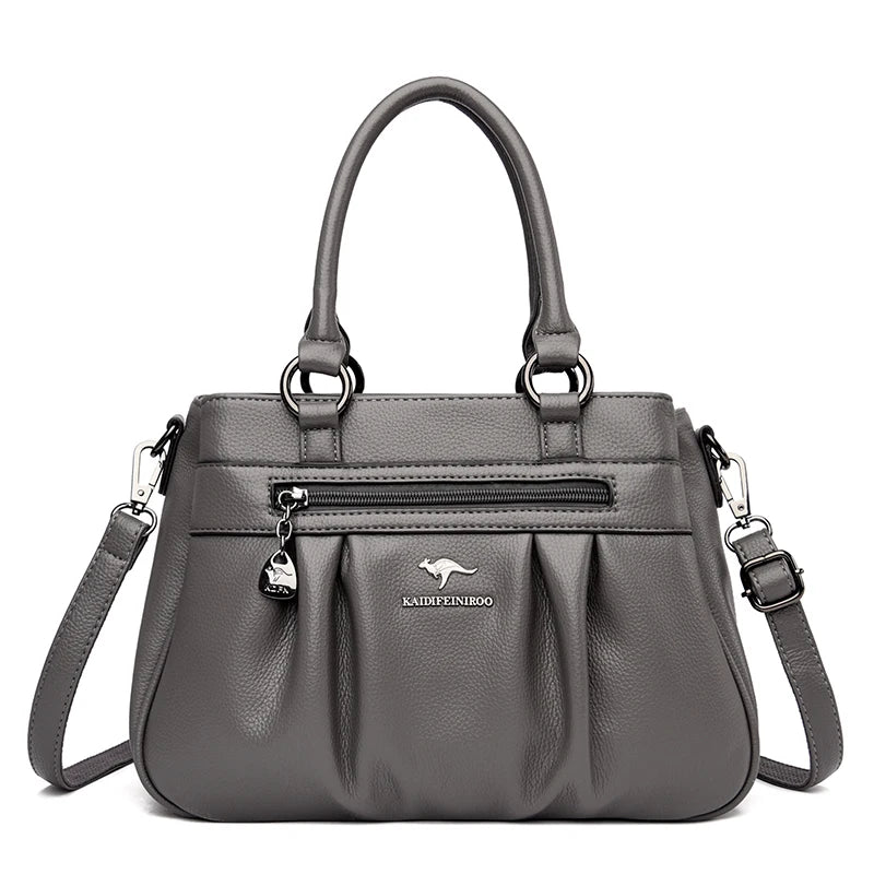 Triple Compartment Tote Bag