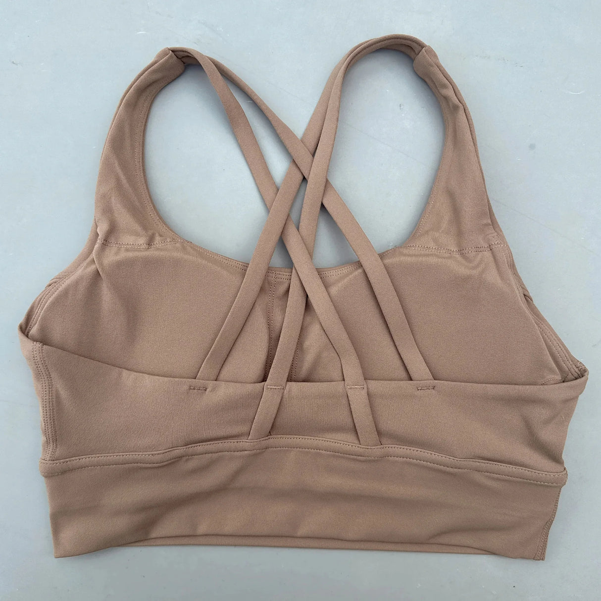 Women Cross Strap Sports Bra with Pads