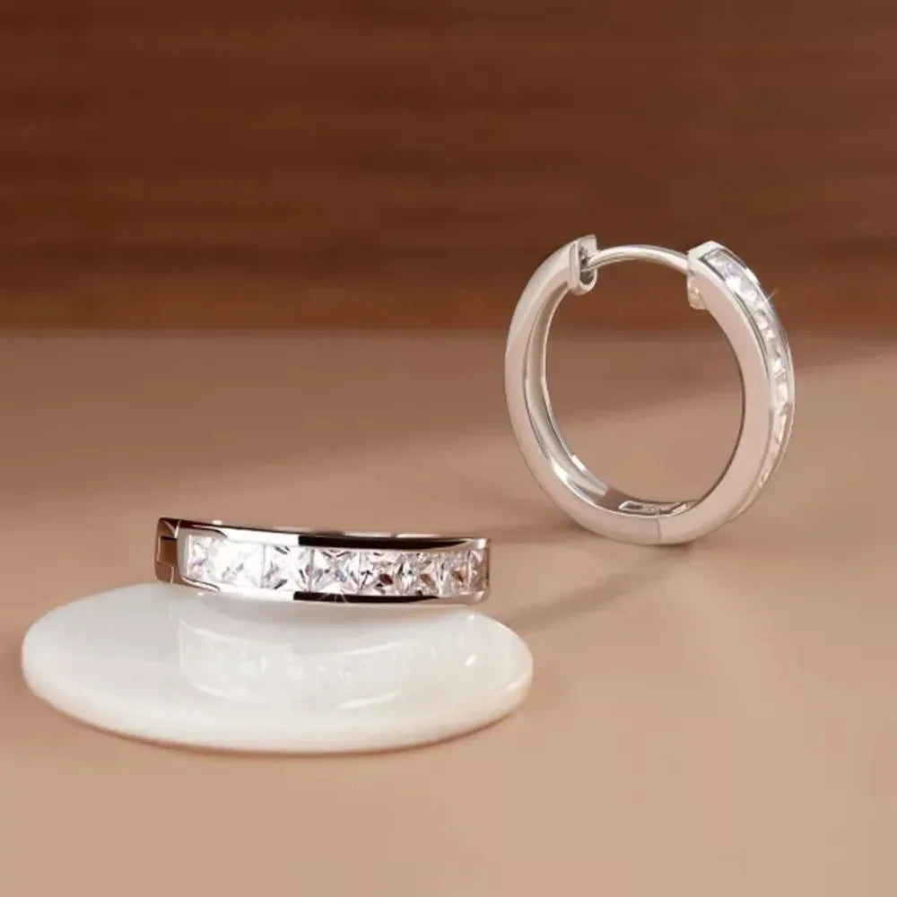 CZ Hoop Earrings
