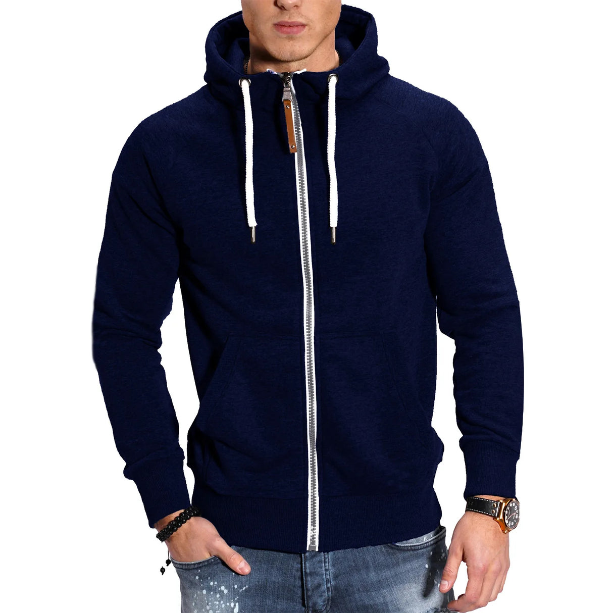 Men’s Zipper Hooded Sweatshirt