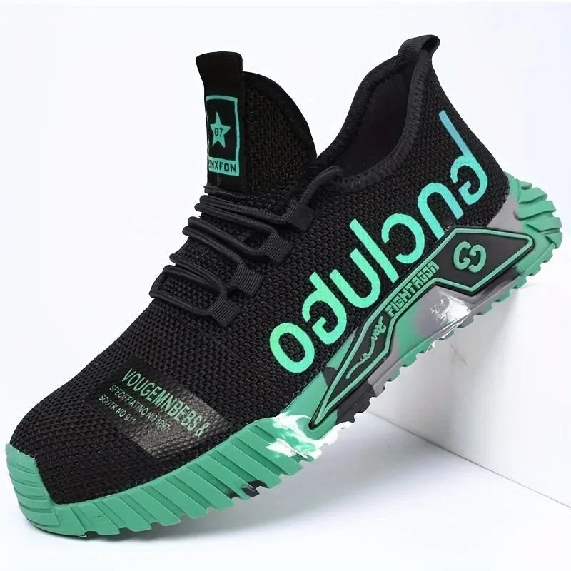 أحذية أمان للرجال بنعل معزز مضاد للثقب