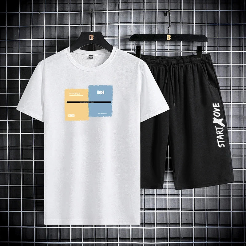 Men’s Summer Shorts & T-Shirt Set