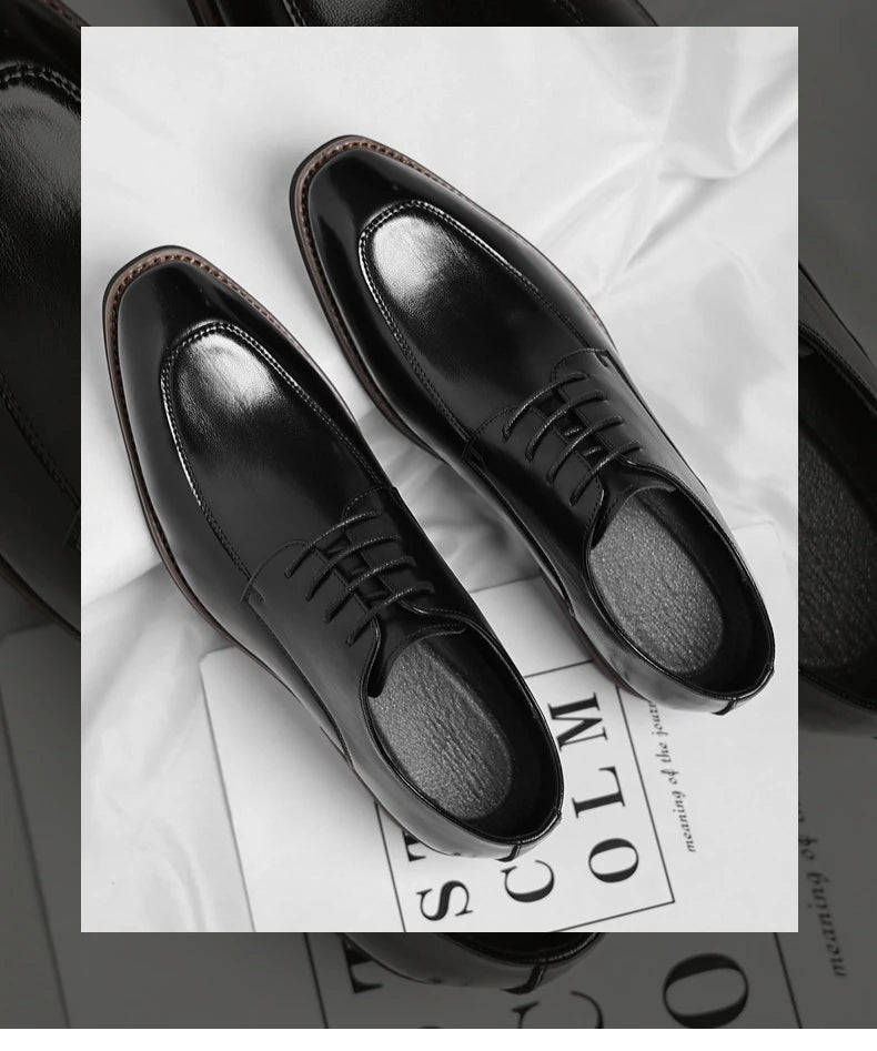 Men Large Size Leather Dress Shoes