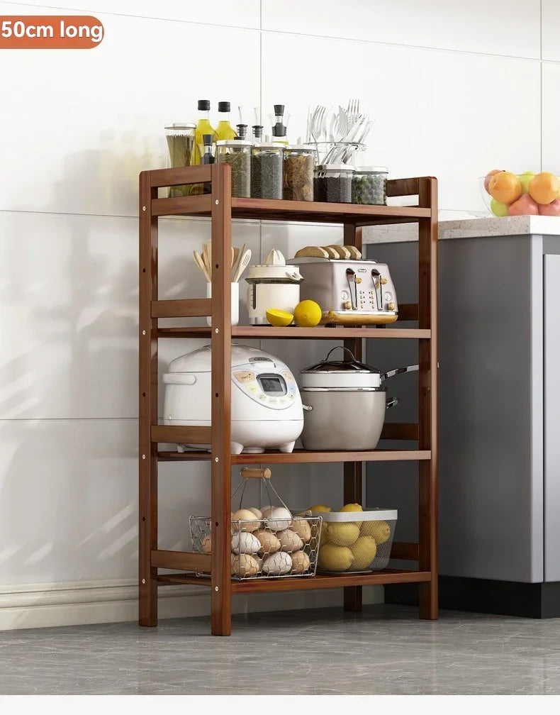 Multi-Layer Floor Standing Kitchen Shelf