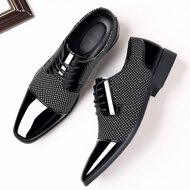 Royal Black Oxford Shoes