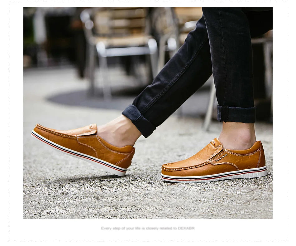 Men Luxury Fashion Slip On Loafers