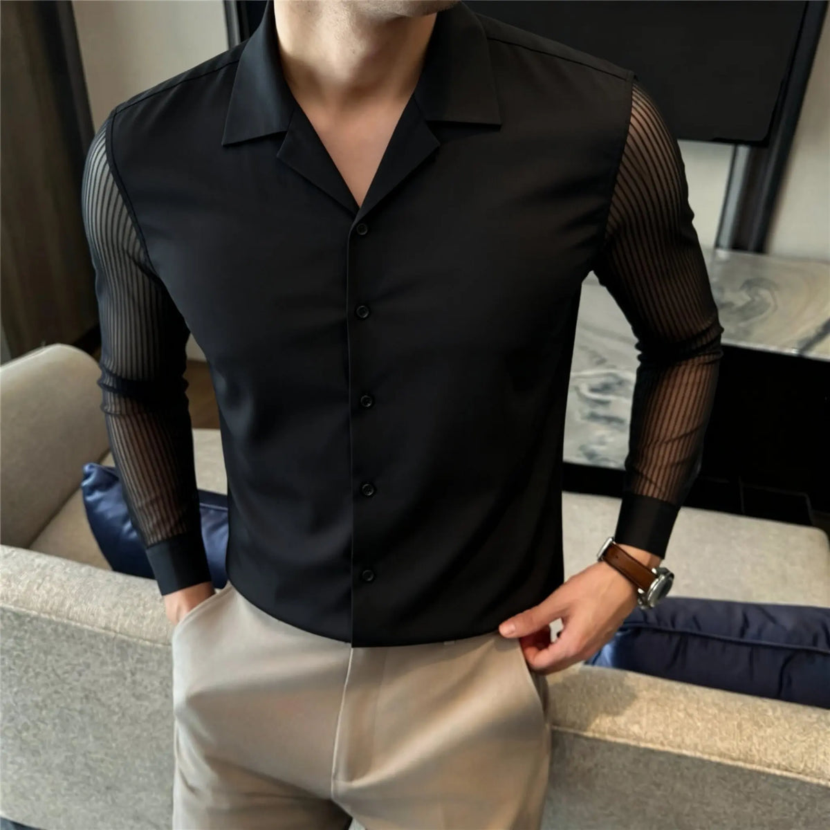 Monarch Lace Dress Shirt