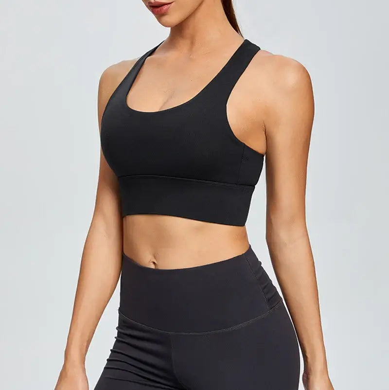 حمالة صدر رياضية نسائية بظهر متقاطع مقاس كبير