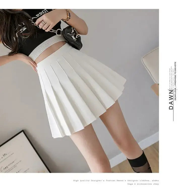 تنورة جينز متوسطة الطول للنساء بمقاسات كبيرة