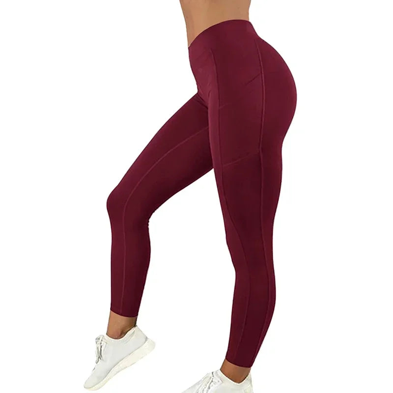 Women Pocketed Gym Yoga Leggings