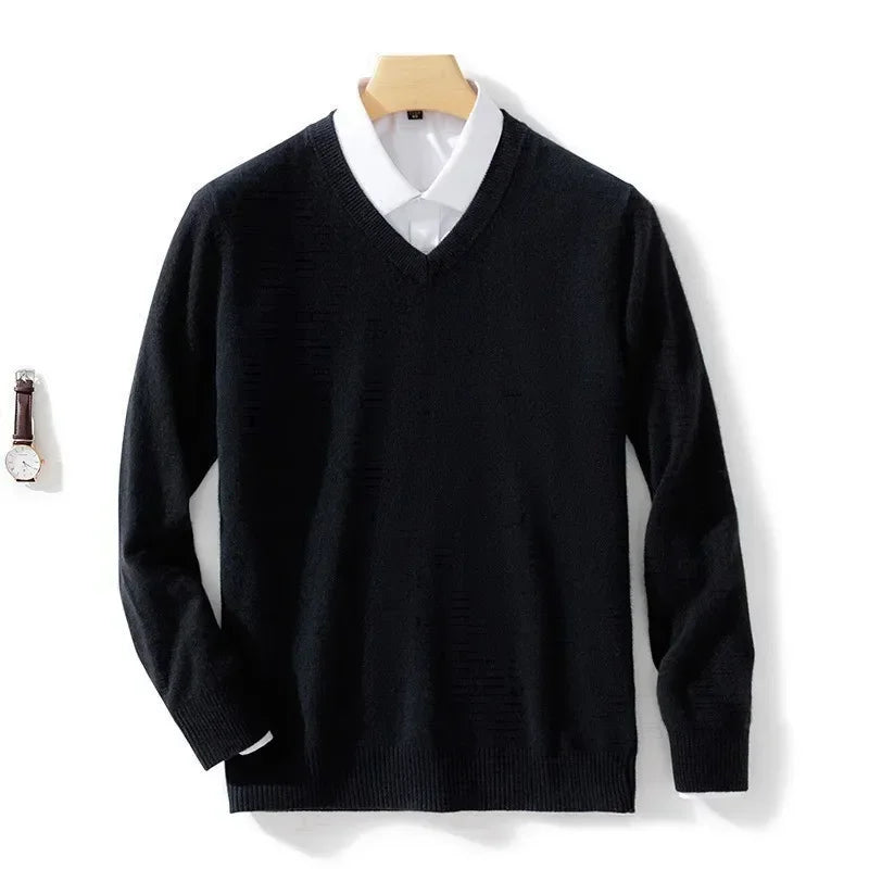 Men’s Wool Cashmere Pullover