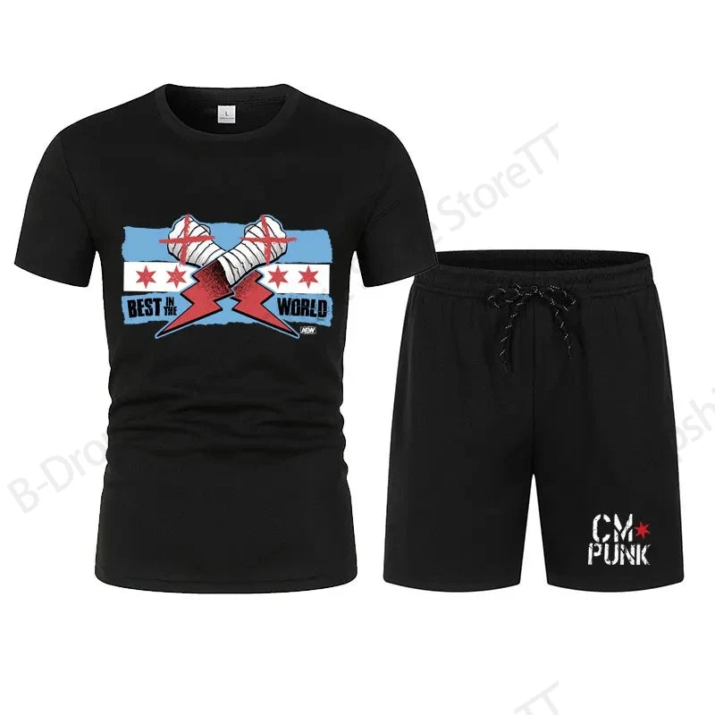 Men CM Punk Print Set