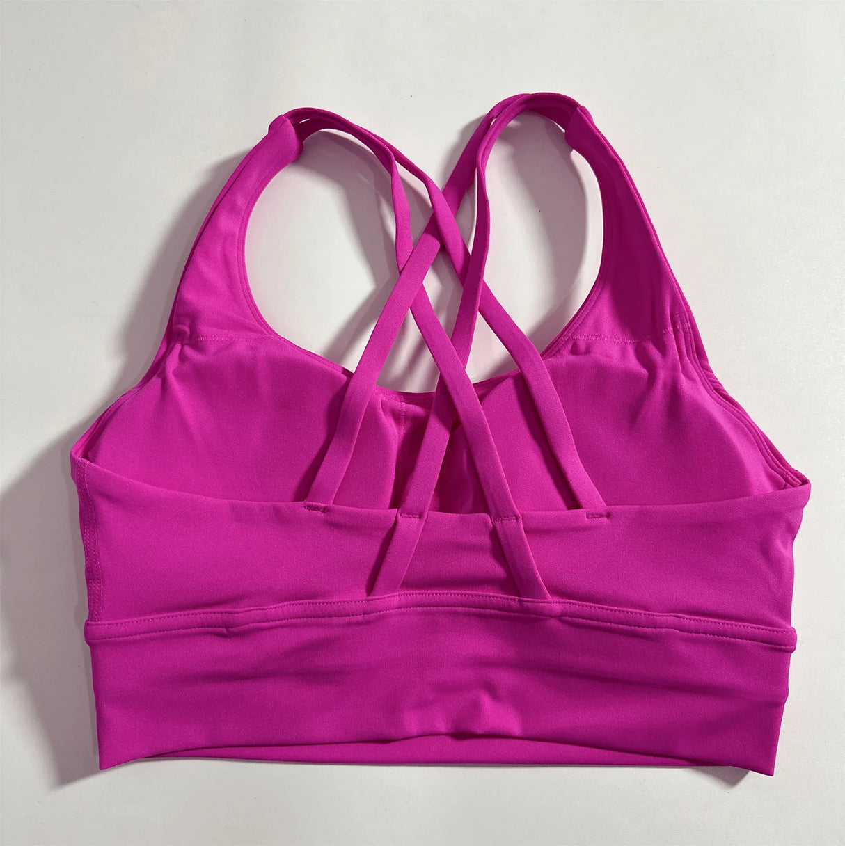 Women Cross Strap Sports Bra with Pads